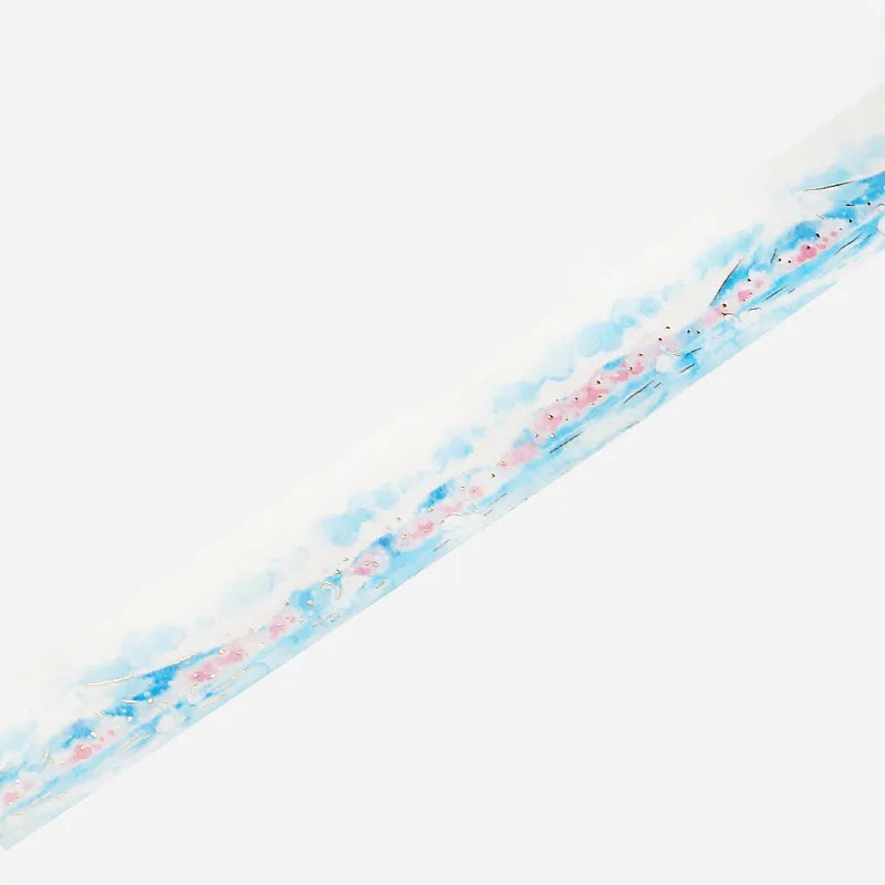 BGM | Washi tape diseño de Monte fuji en acuarela