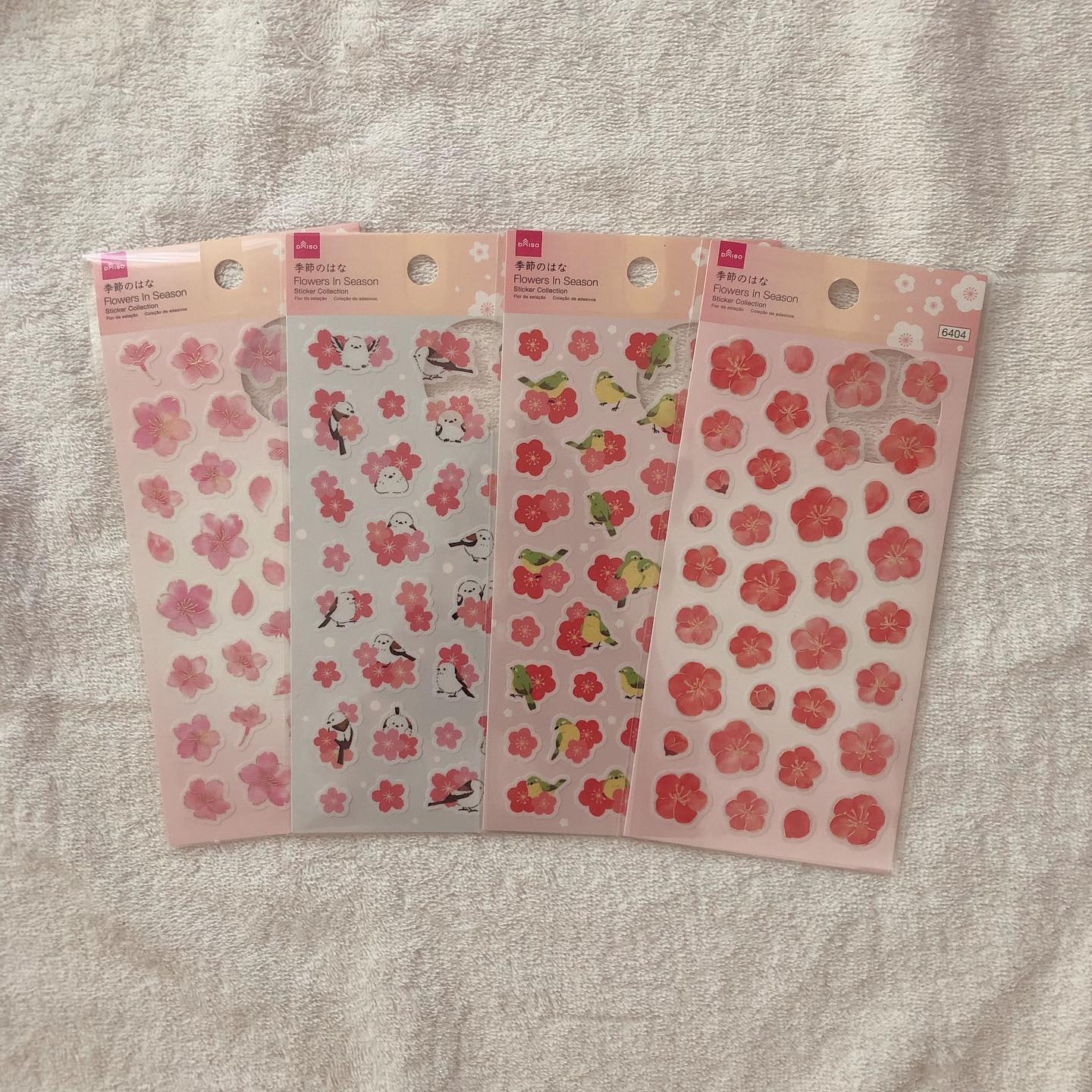 Daiso | Pegatinas flor de Ume – Flowers in Season