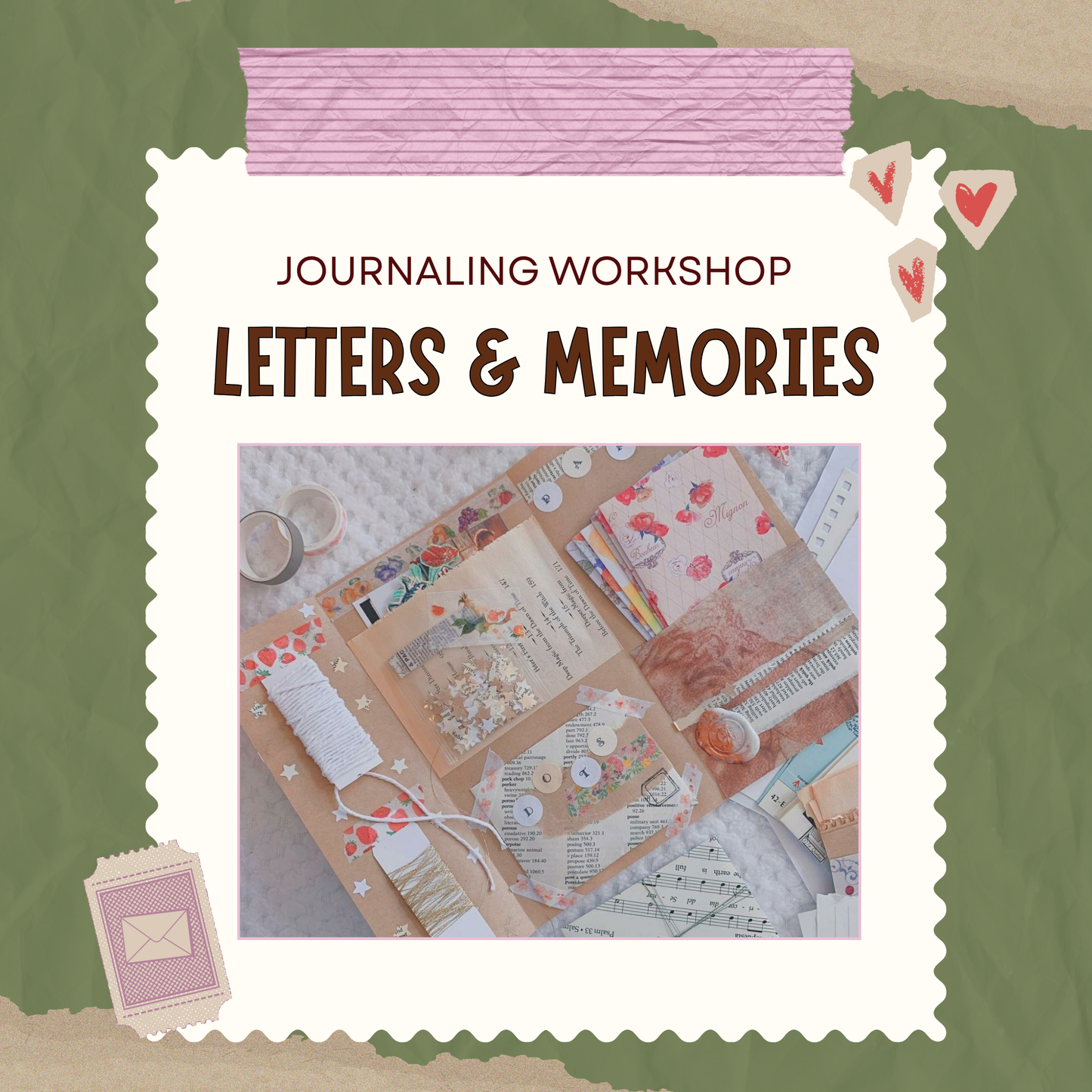 Workshop: Letters & Memories - Crea tu carpeta de Recuerdos
