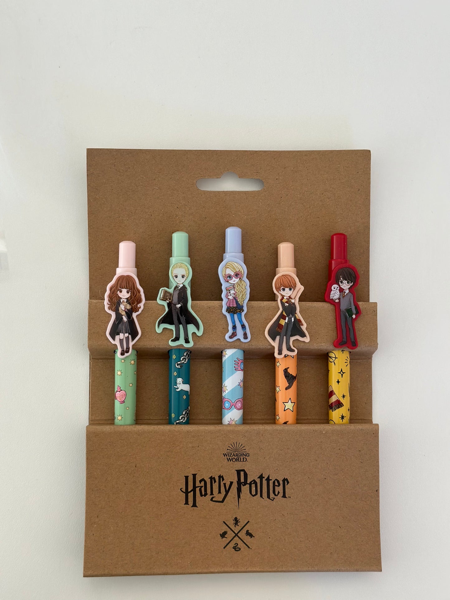 Harry Potter | Set de 5 Bolígrafos de Colección