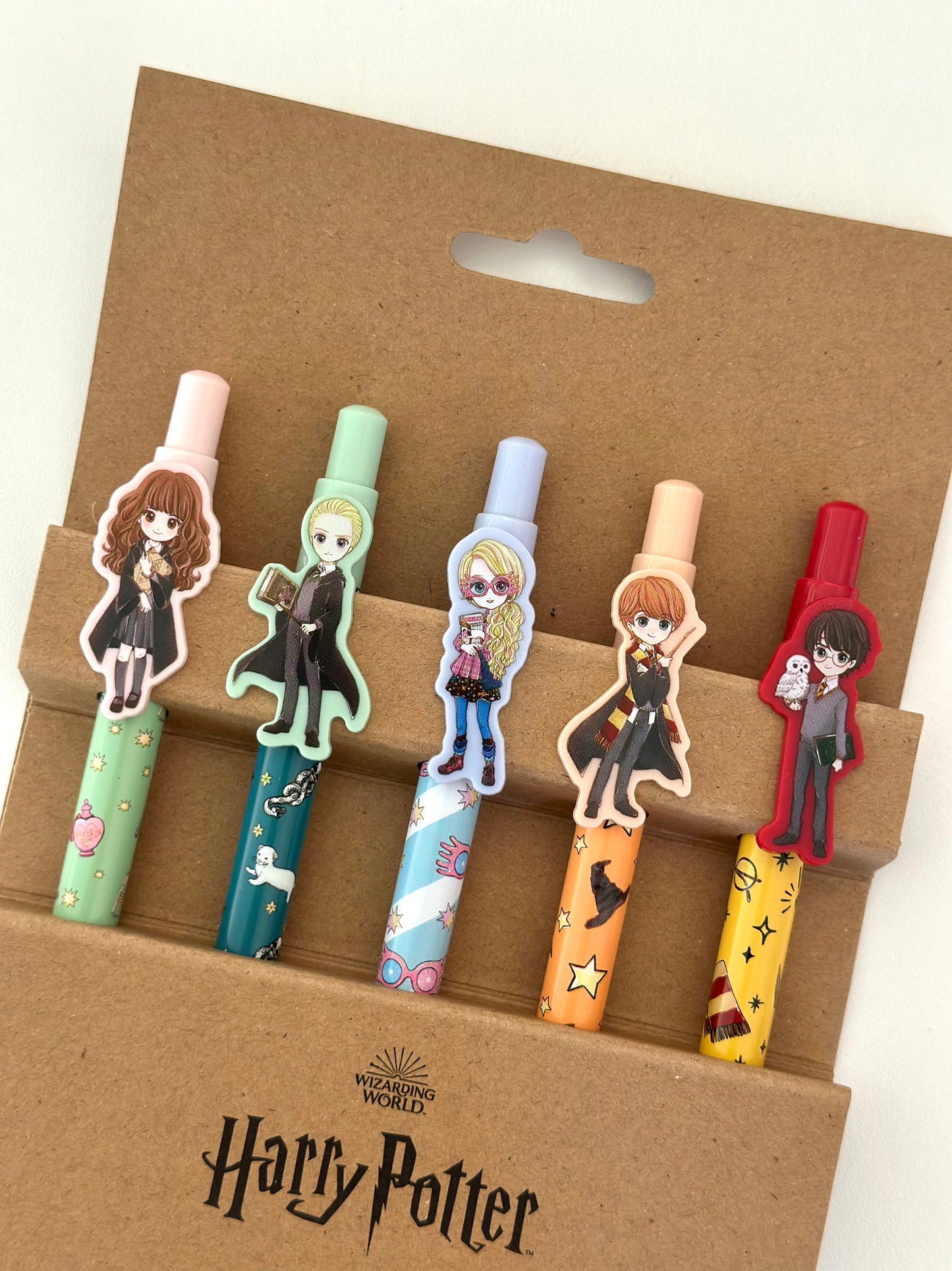 Harry Potter | Set de 5 Bolígrafos de Colección
