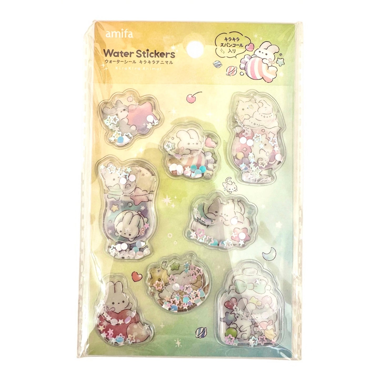 Pegatinas japonesas Amifa, water stickers 3D