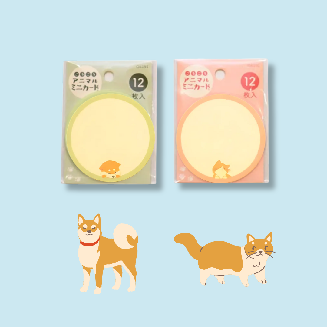 TSUTSUMU Co. | Mini Tarjetas Perritos y Gatitos