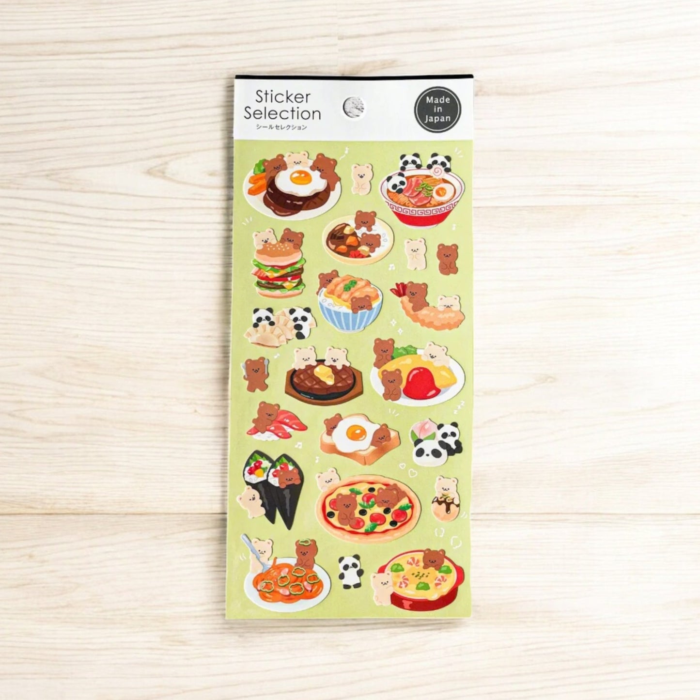 Pegatinas Gaia Bears Meal platos japoneses
