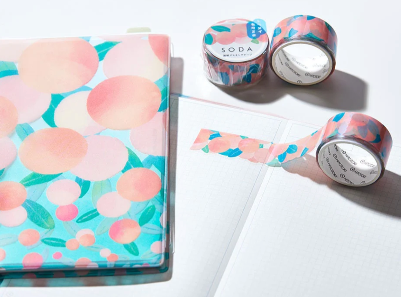 King Jim | SODA Washi Tape de Melocotones | Masking Tape