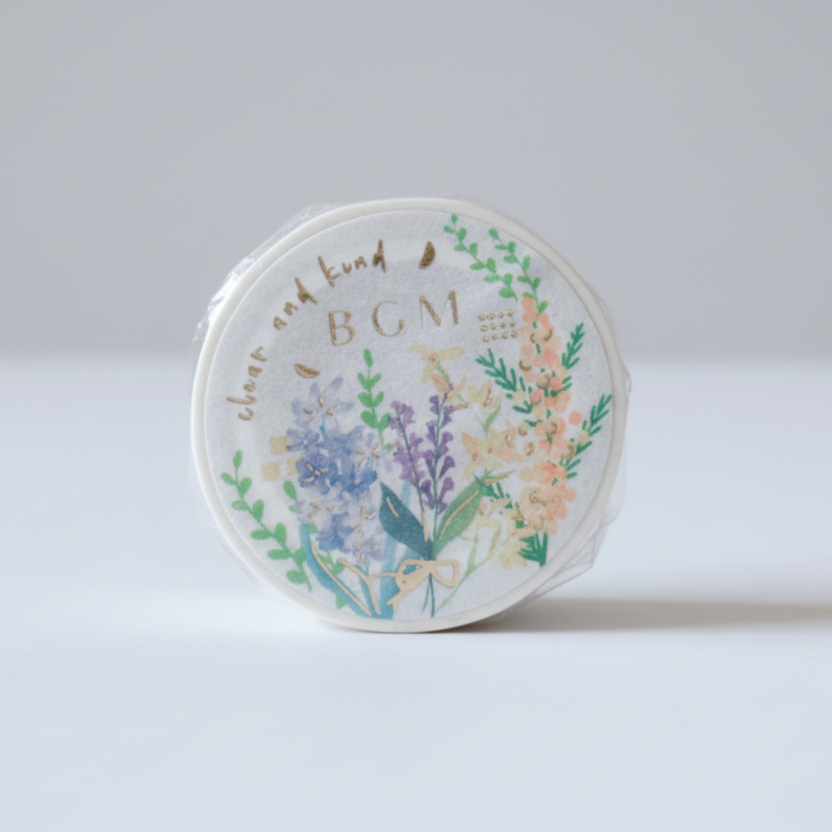 BGM | Washi Tape Botanical Dream - Foil Dorado