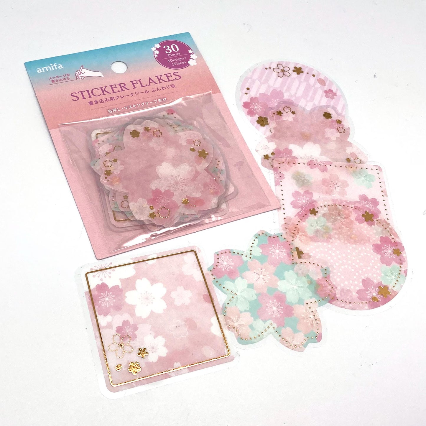 Pegatinas para mensajes hechas en japón todos los modelos temática flores de cerezo