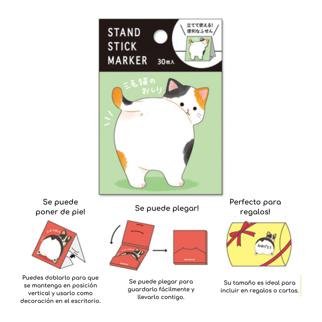 Mind Wave | Sticky Notes with Backing | Animals
