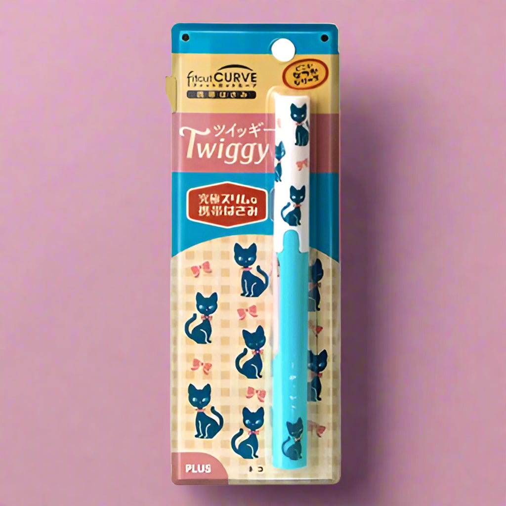 tijeras portables twiggy con gatito