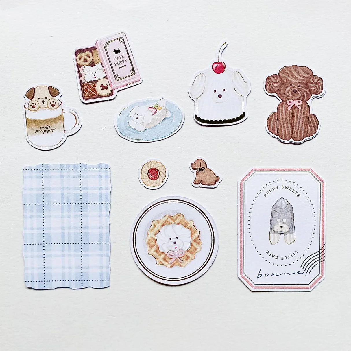 Q-lia | Pegatinas Decorativas de Postres y Animales | Flakes