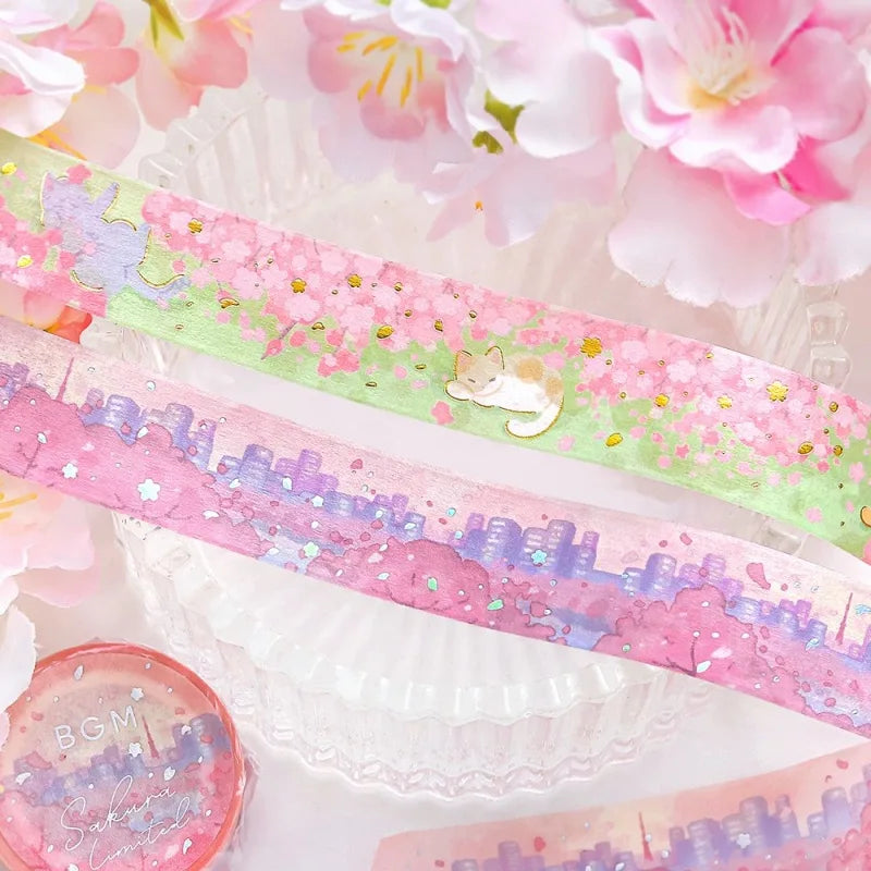 BGM | Washi Tapes Decorativas Sakura Edición Limitada | Masking Tapes