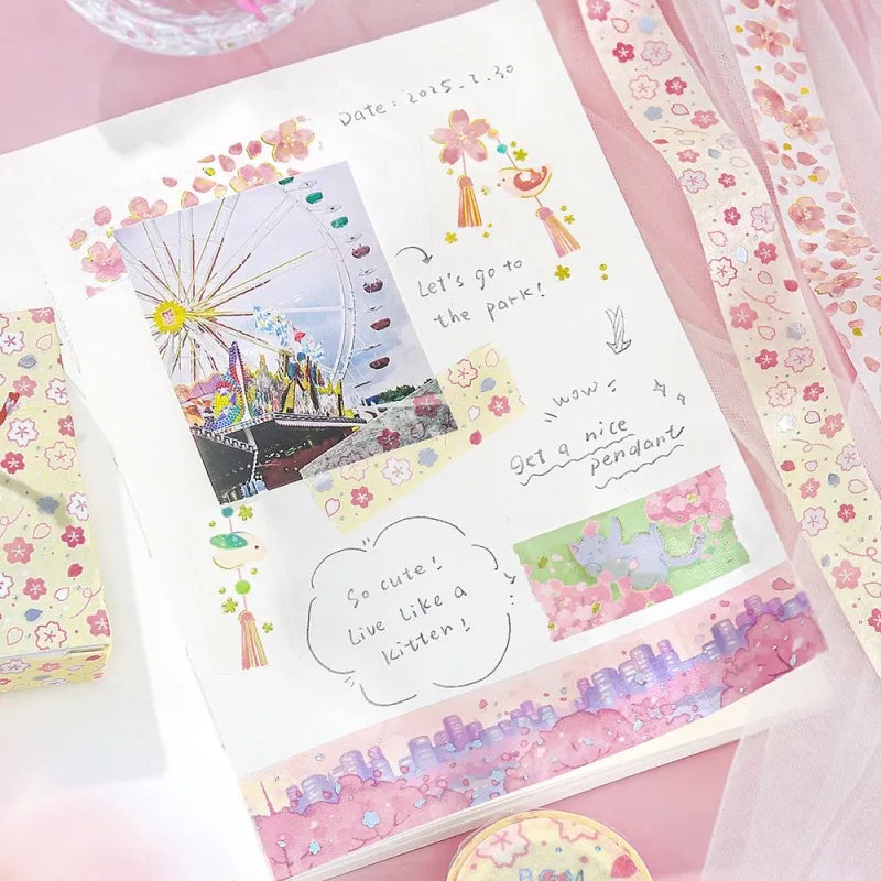 BGM | Washi Tapes Decorativas Sakura Edición Limitada | Masking Tapes