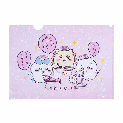 Chiikawa | Carpeta A4 holográfica Angel♡Demon