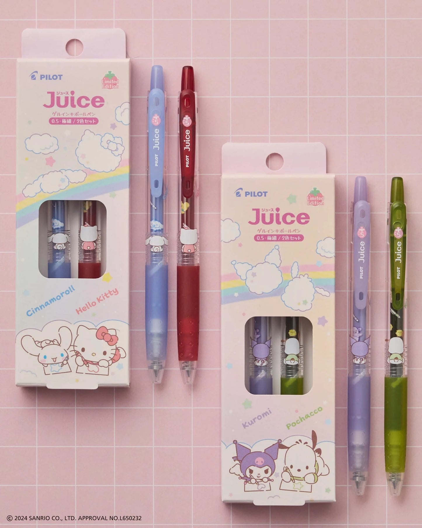 Pilot |  Set de 2 Bolígrafos Gel Juice Sanrio | Edición Limitada