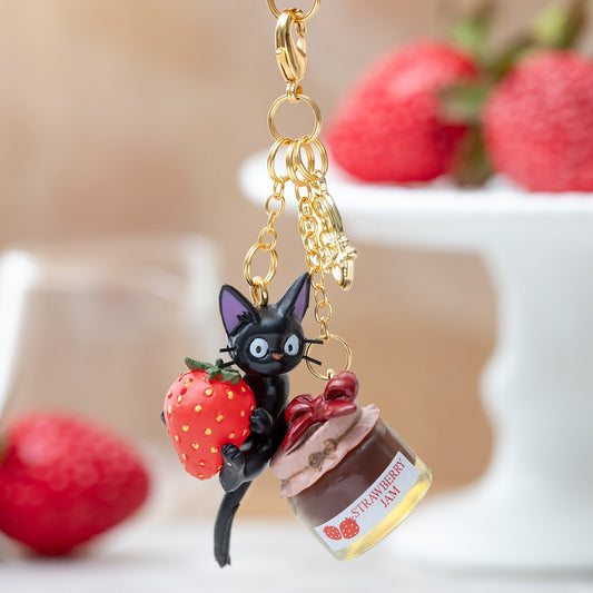 [Preorder] Kiki’s Delivery Service – Llavero Jiji con Mermelada de Fresa