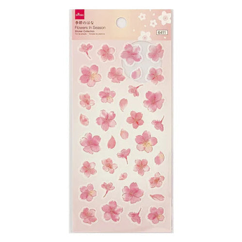 Pegatinas de sakuras de la marca daiso
