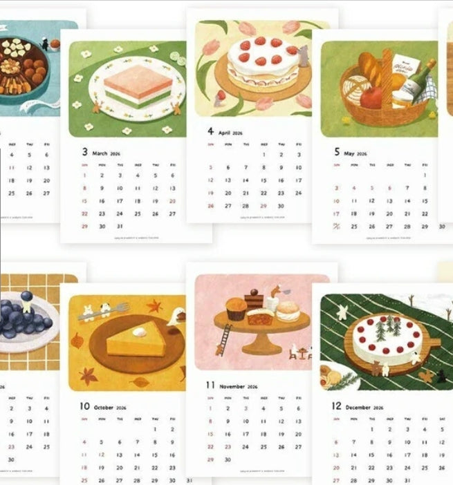 Cozyca | Calendario Mariko Fukuoka 2026 A4
