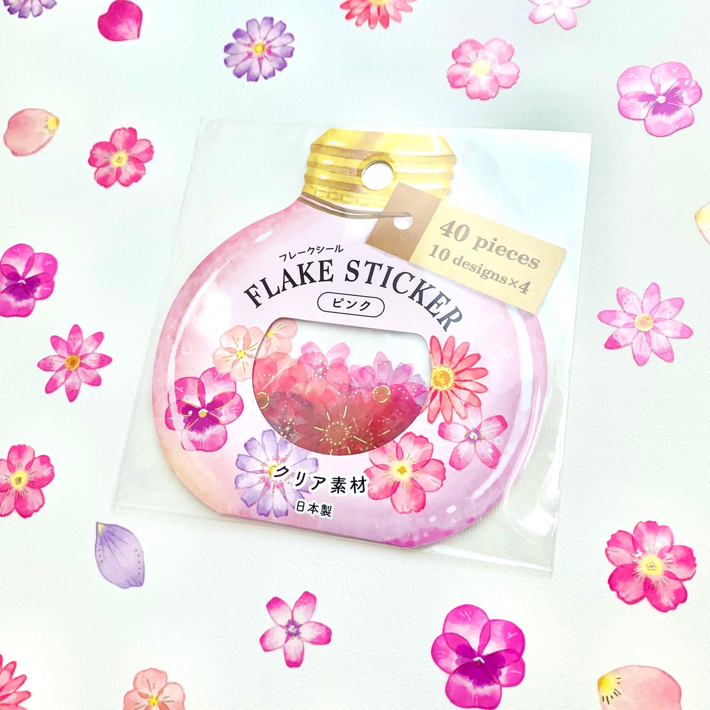 Gaia | Pegatinas florales tipo flakes – Flower Series