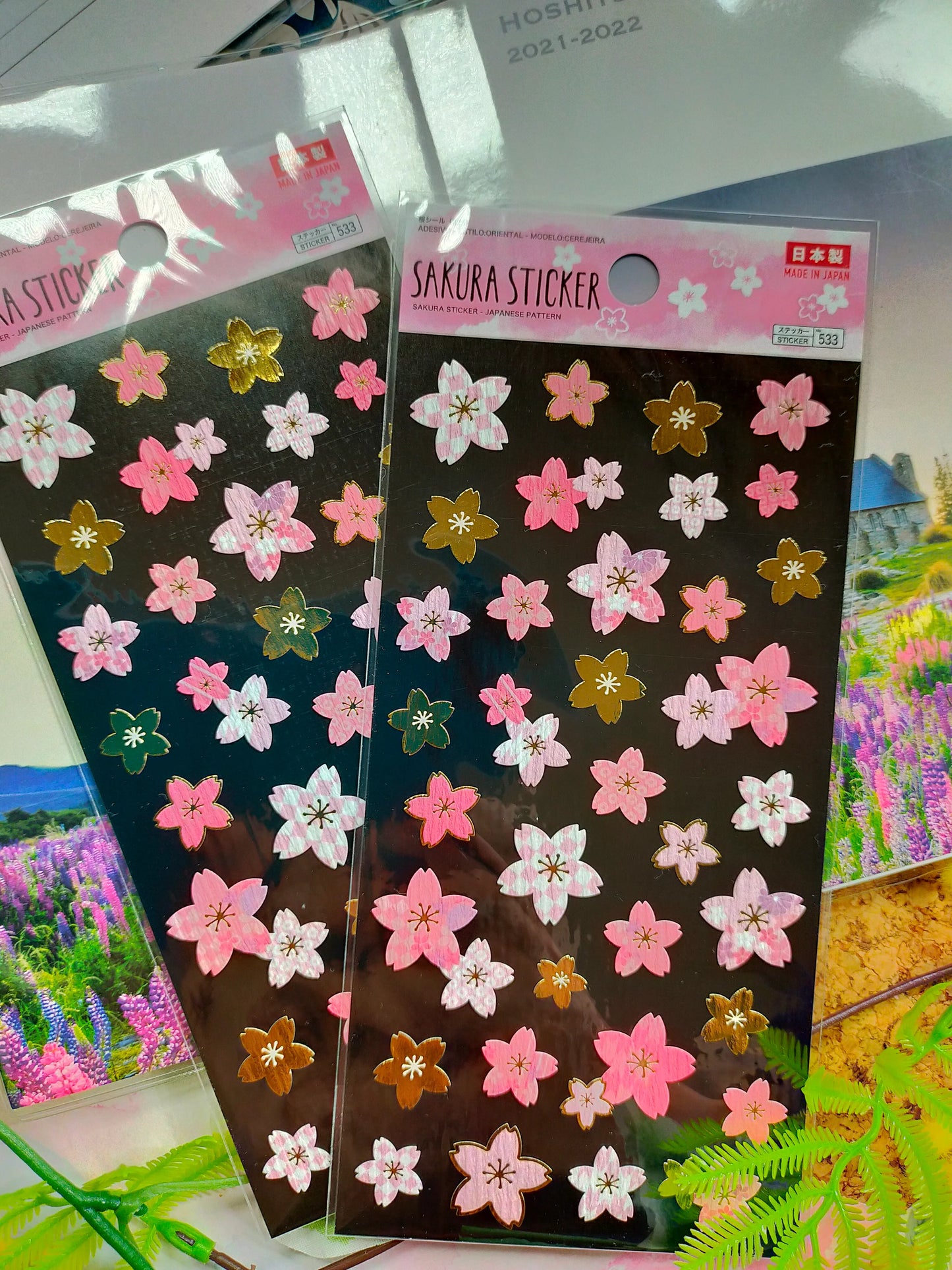 Daiso | Pegatinas Flores de Cerezo – Primavera