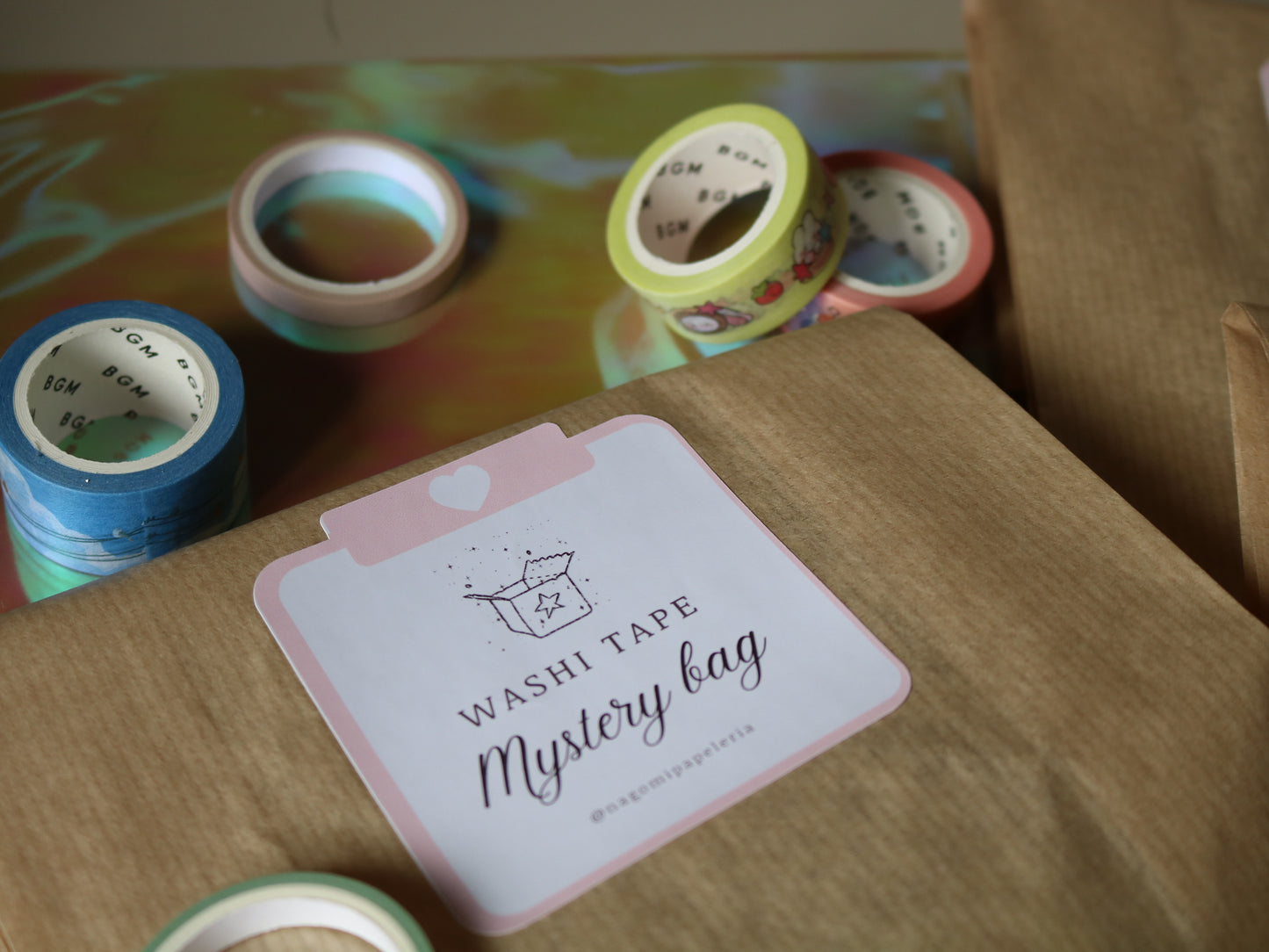 Mystery bag | Pack sorpresa de Washi Tapes | BGM y más