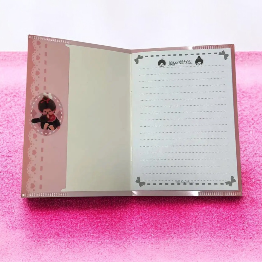 Diseño kawaii retro de Monchhichi en Nagomi papelería japonesa exclusiva