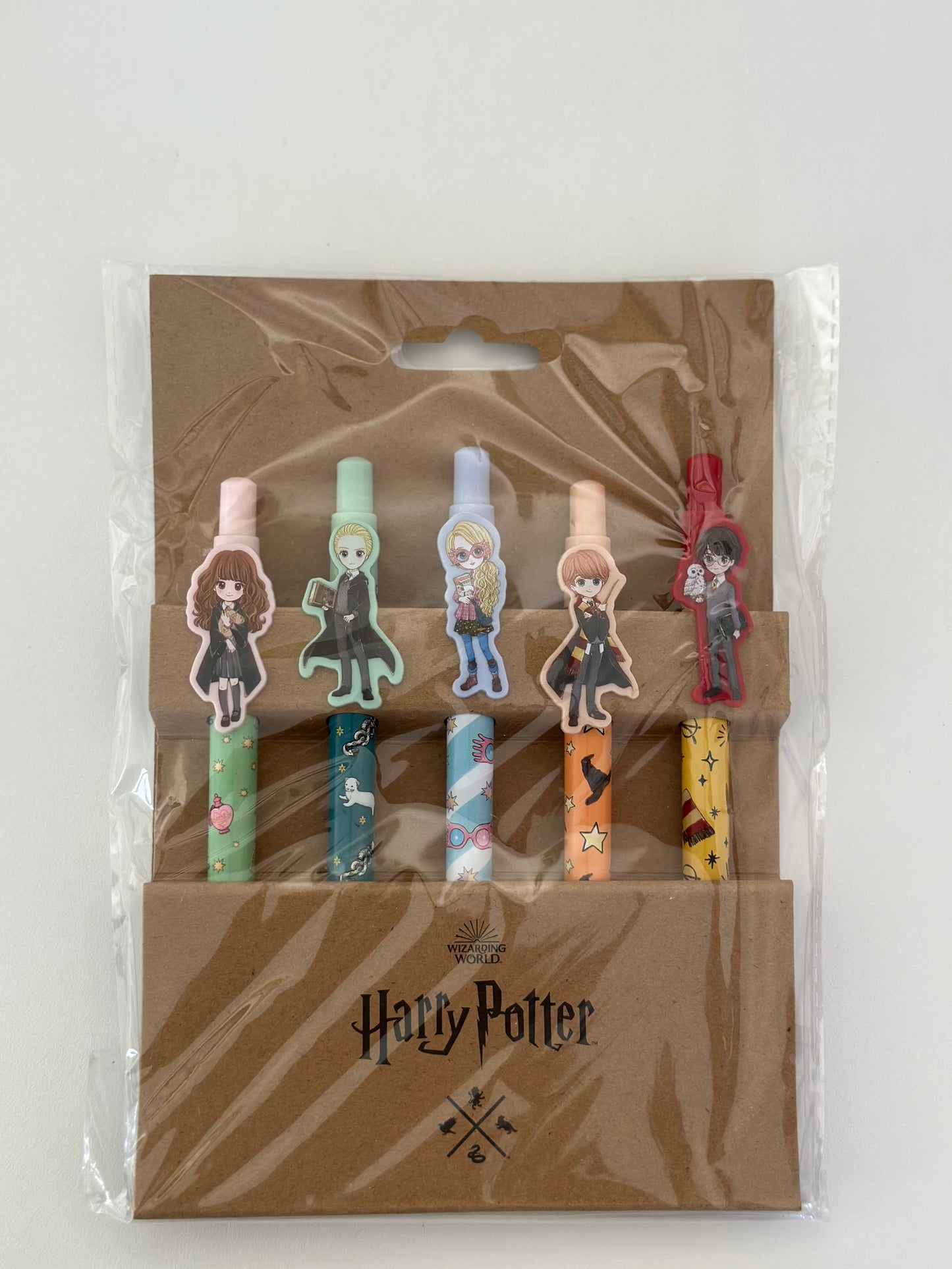 Harry Potter | Set de 5 Bolígrafos de Colección