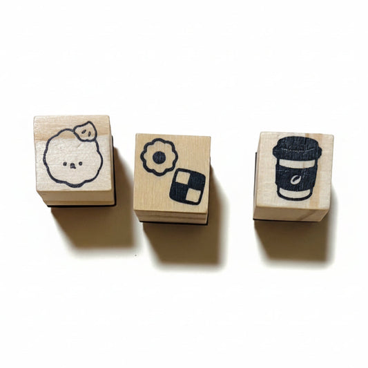 Sellos pequeños de estilo café: perfectos para decorar tarjetas y etiquetas. — Nagomi Papelería & Gifts