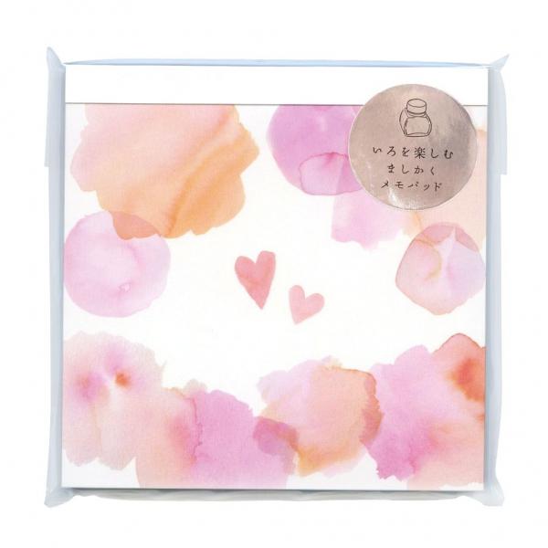 Green Flash | Memopad Cuadrado – Corazones Acuarela