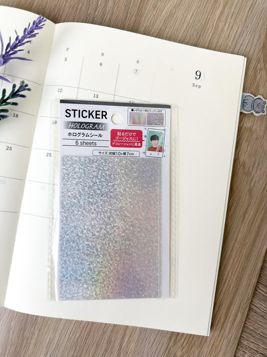 Pegatinas holográficas únicas en Nagomi Papelería 🇯🇵 Tu tienda de papelería japonesa en España para decorar photocards, agendas y más.