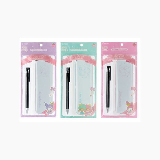 Pilot | Set bolígrafo + estuche metálico - Juice Up x Sanrio