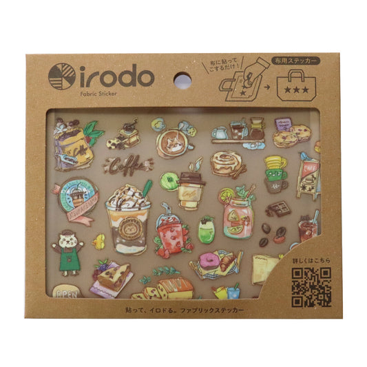 Irodo | Pegatinas Textiles sin plancha - “Cat Café”