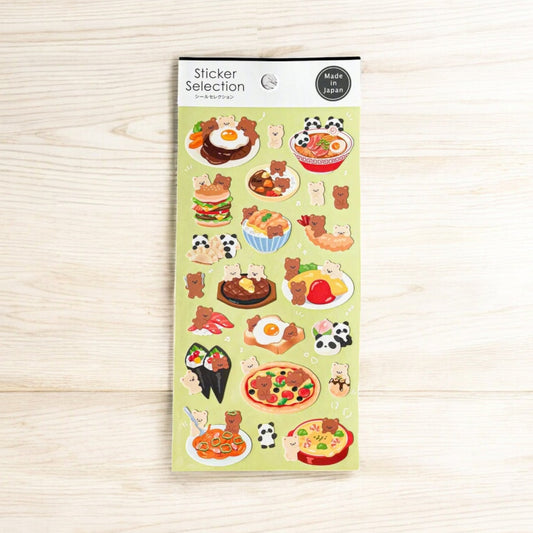 Pegatinas Gaia Bears Meal platos japoneses