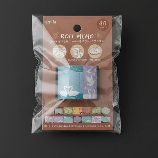 amifa | Roll Memopad adhesivo 20 hojas – Classic Animal