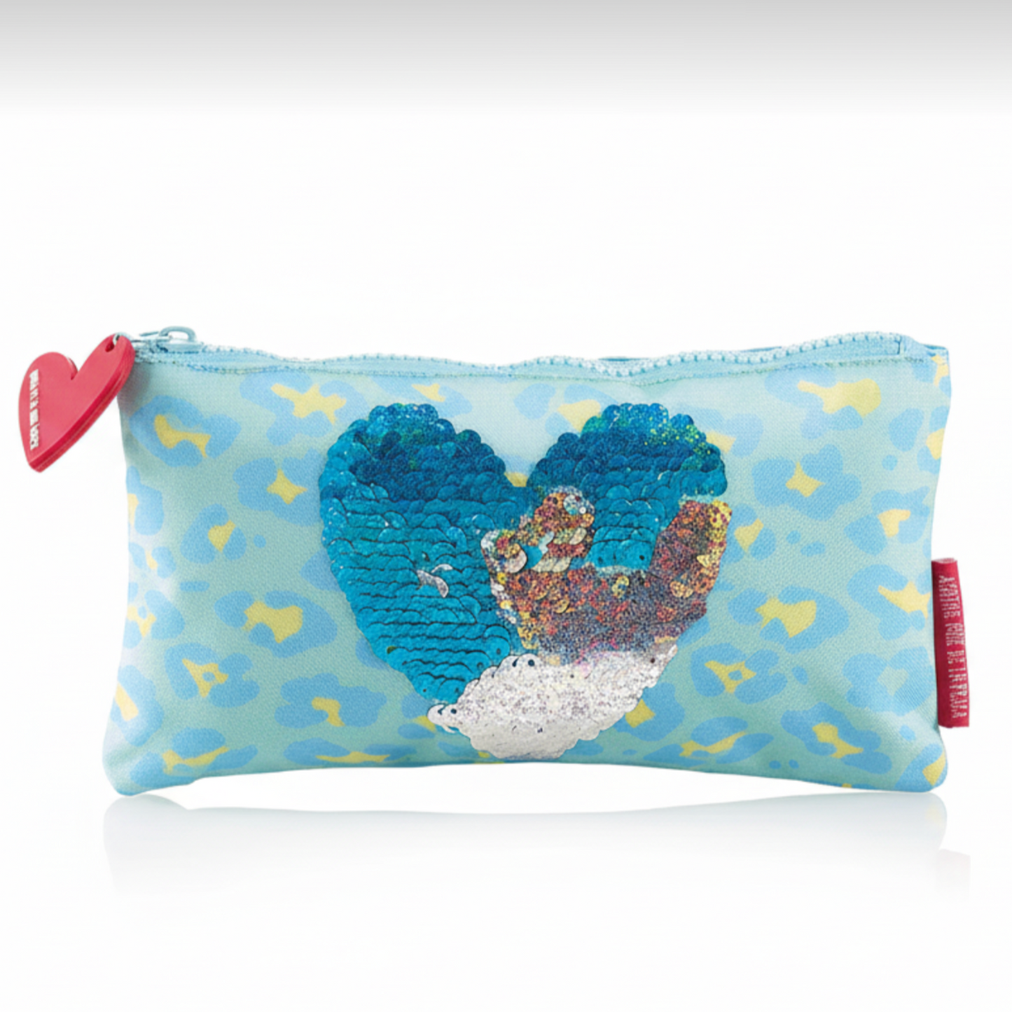 Agatha Ruiz de la Prada | Estuche azul con lentejuelas reversibles