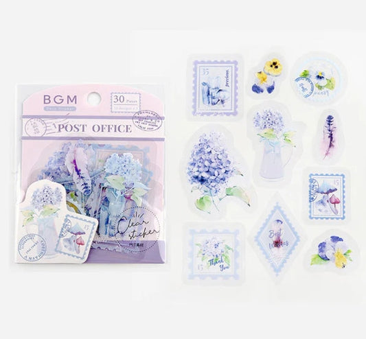 BGM | Pegatinas Transparentes Post Office – Jardín Lavanda