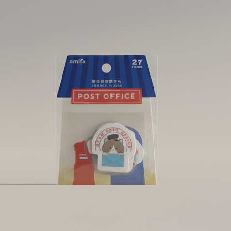 Amifa | Pegatinas Flake – Post Office Gatito