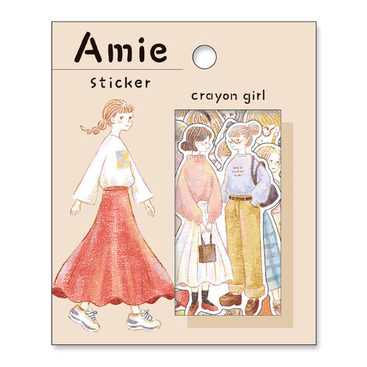 Mind Wave | Amie Sticker Set | Retro Girl