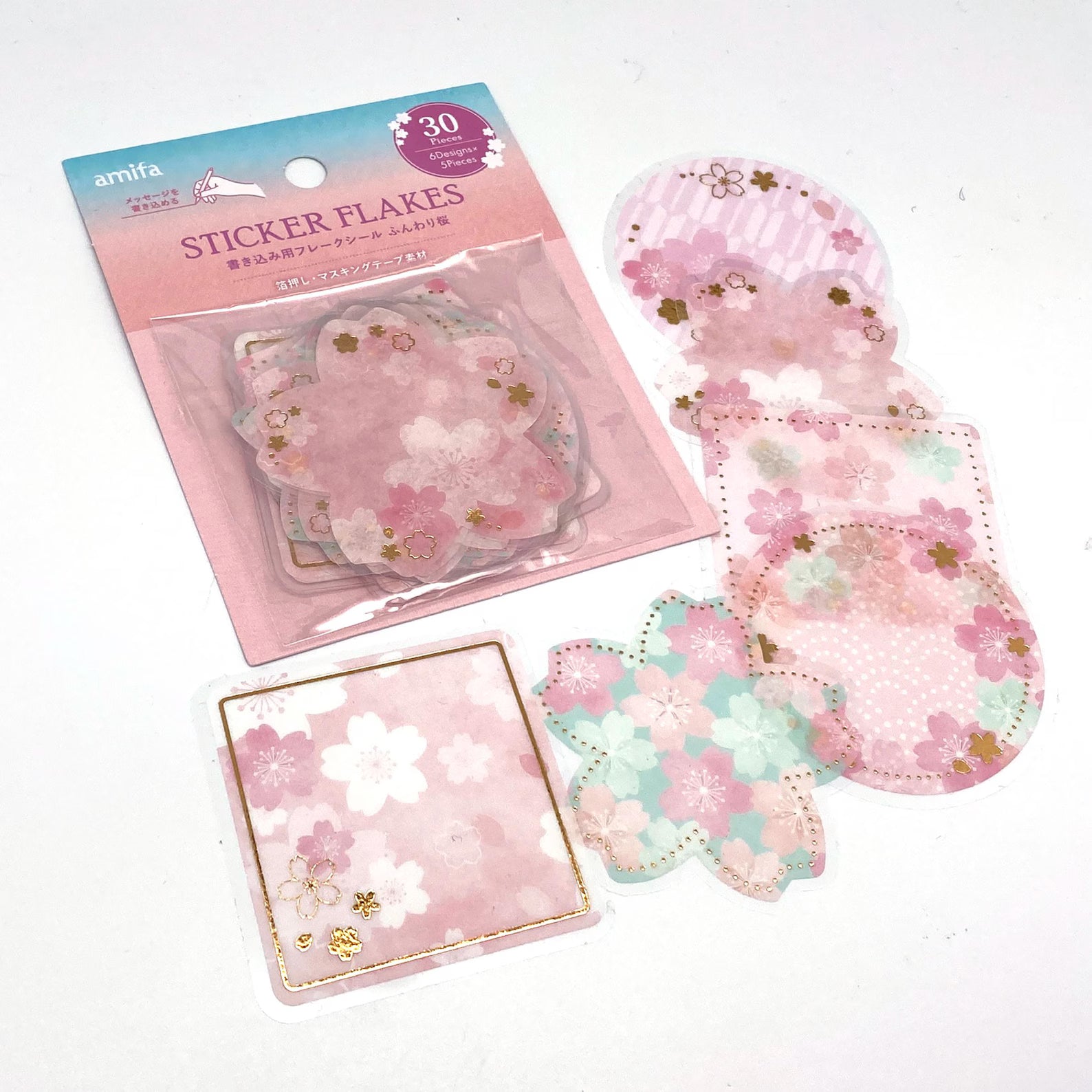 Pegatinas para mensajes hechas en japón todos los modelos temática flores de cerezo

