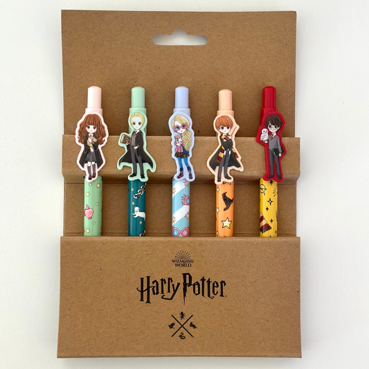 Harry Potter | Set de 5 Bolígrafos de Colección