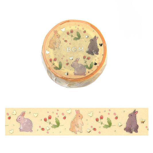 BGM | Washi Tape Usagi no Kuni – Conejos con Frambuesas