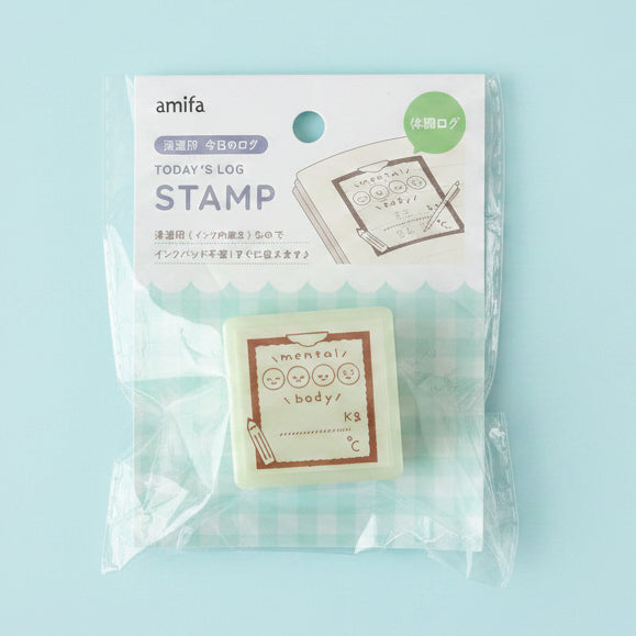 Amifa | Today’s Log Stamp – Registro de salud