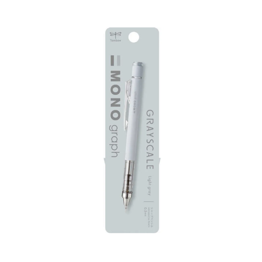 Tombow | Portaminas MONO Graph Grayscale | Gris Claro