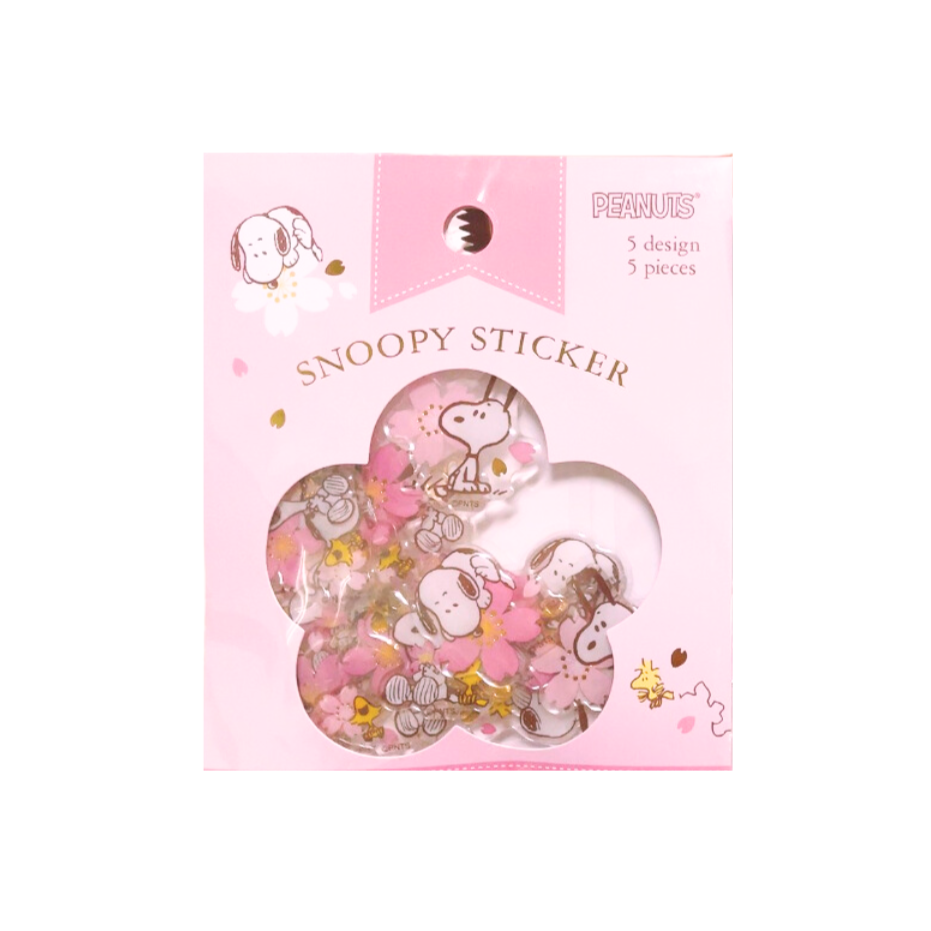 S&C | Pegatinas Decorativas Snoopy Sakura | Flakes