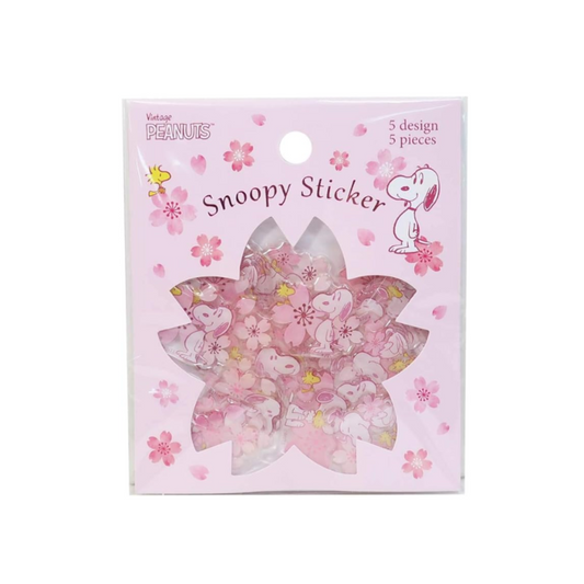 S&C | Pegatinas Decorativas Vintage Snoopy Sakura | Flakes