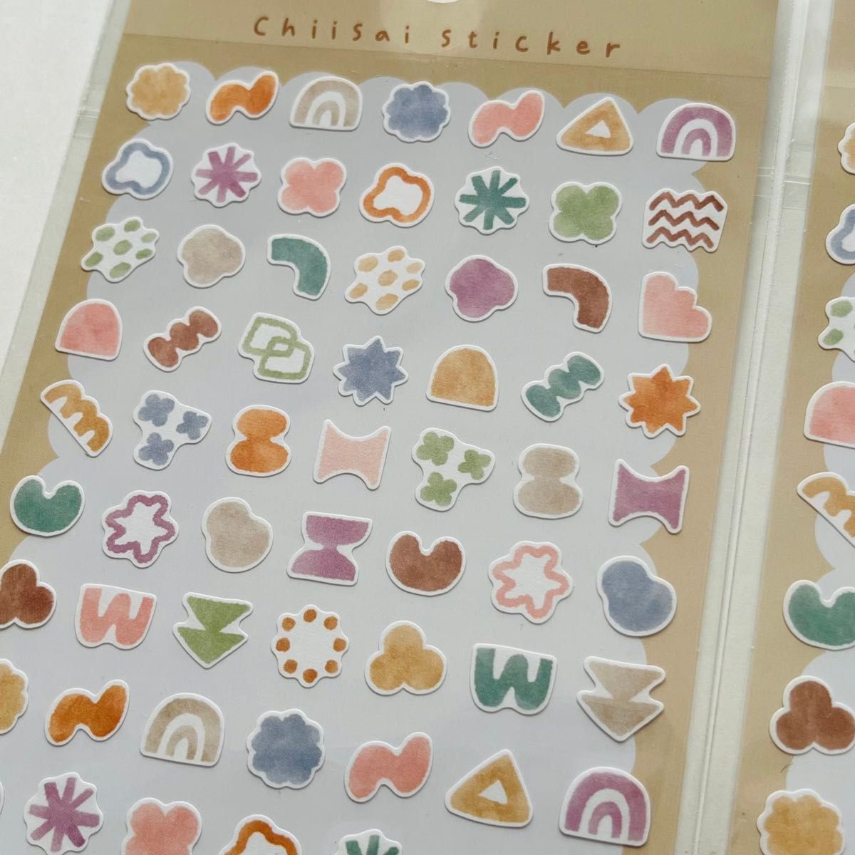 mini pegatinas pastel kawaii papeleria japonesa españa vista cercana