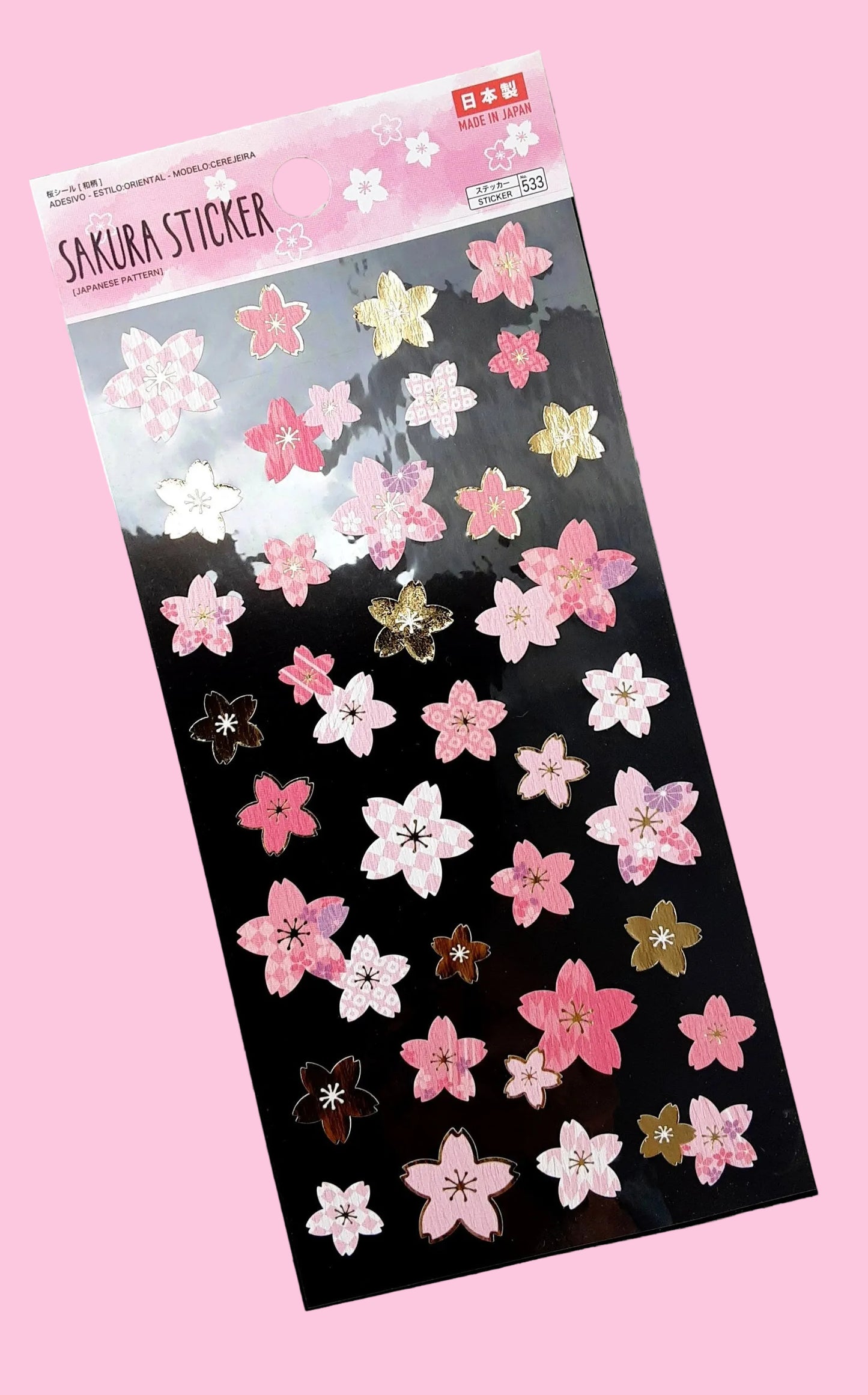Daiso | Pegatinas Flores de Cerezo – Primavera