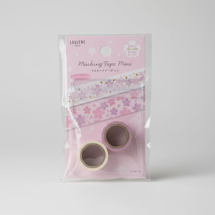 2 rollos de 15 mm × 1,5 m loujene washi tape vista frontal