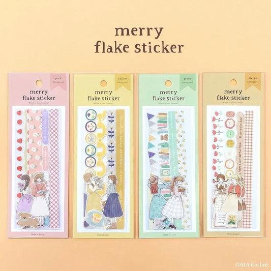 Gaia | Pegatinas Decorativas Merry Flake | Flakes