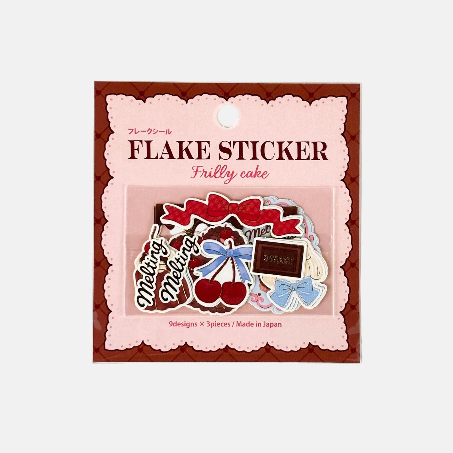 Gaia | Pegatinas Flake – Frilly Cake - Strawberry Chocolate