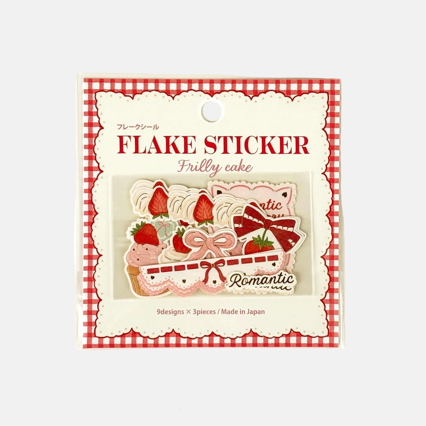 Gaia | Pegatinas Flake – Frilly Cake - Strawberry Chocolate